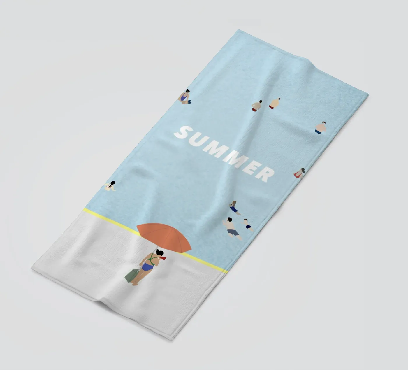 SUMMER POOL strandhanddoek van natural neutral