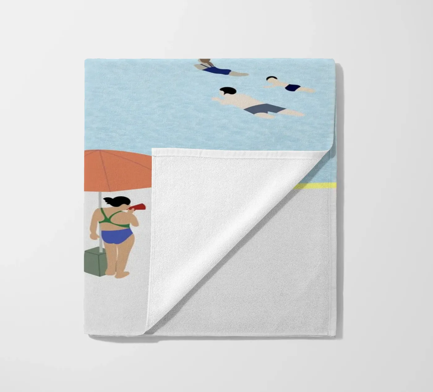 SUMMER POOL strandhanddoek van natural neutral