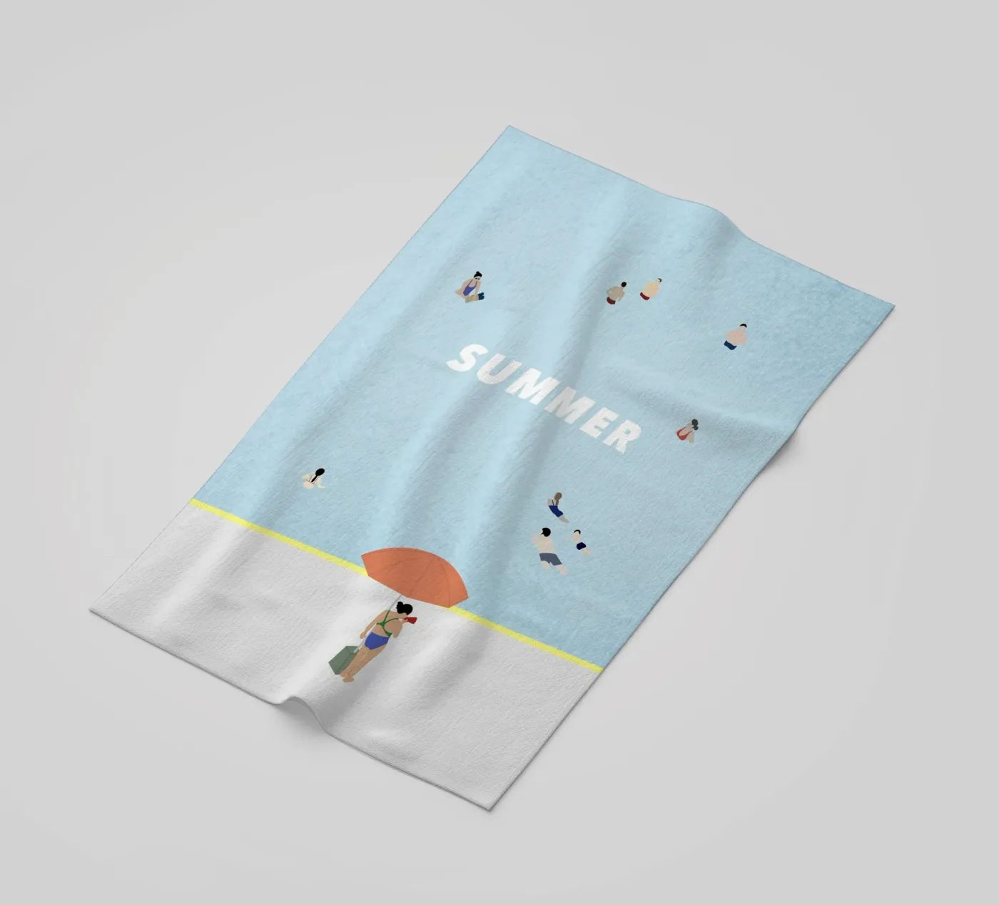 SUMMER POOL strandhanddoek van natural neutral