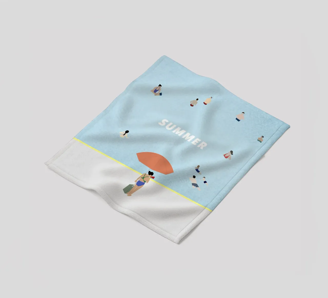 SUMMER POOL Fleecedecke von natural neutral