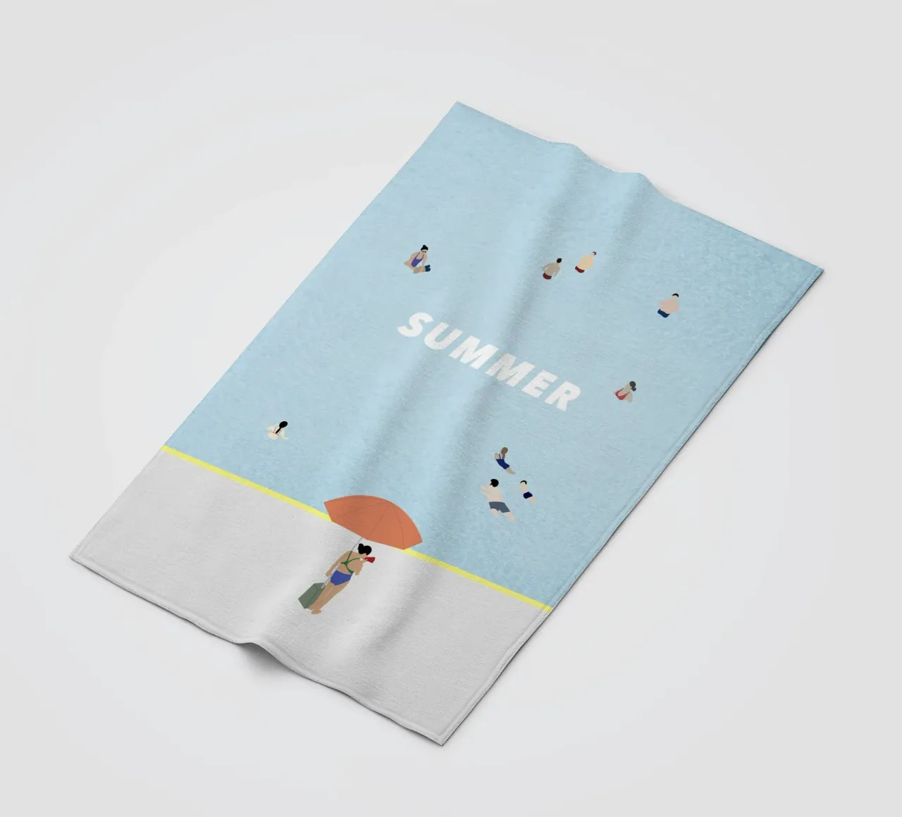 SUMMER POOL coperta in pile da natural neutral