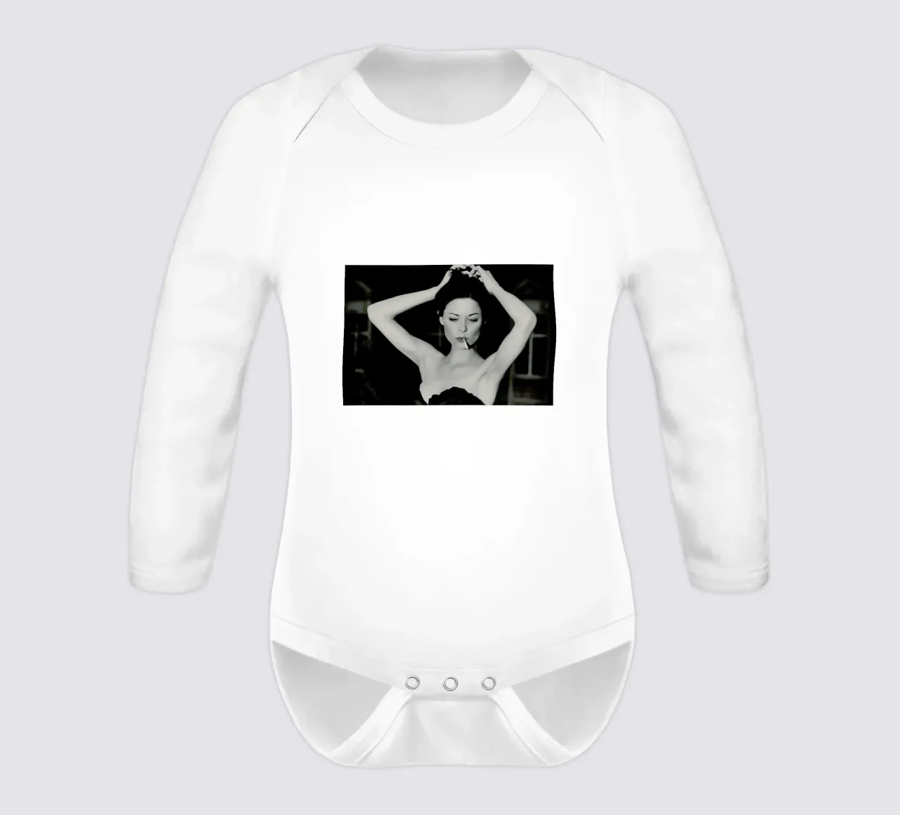 Light my fire Langarm Babybody von Efacts Photography