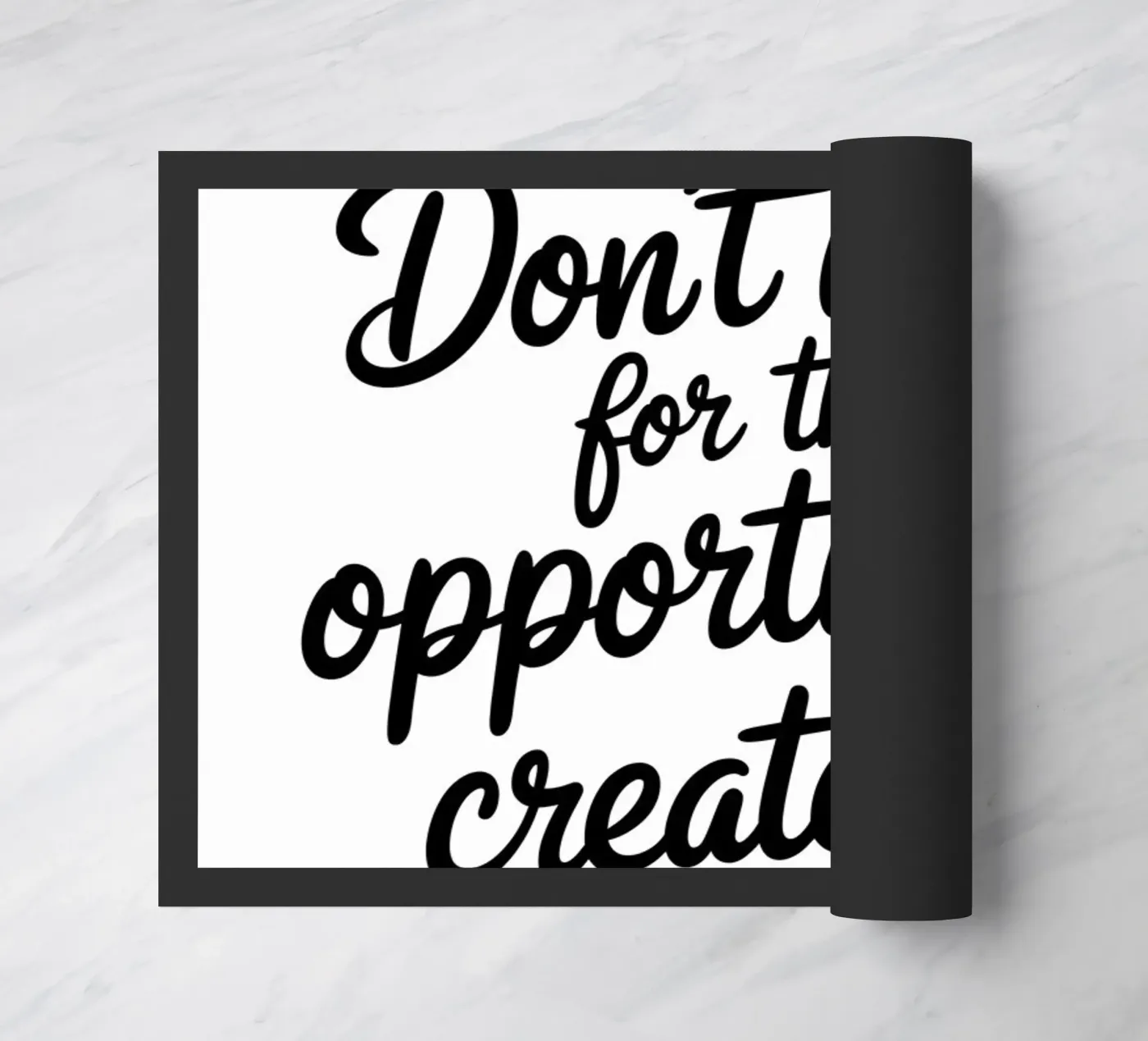 don't wait paillasson de logic