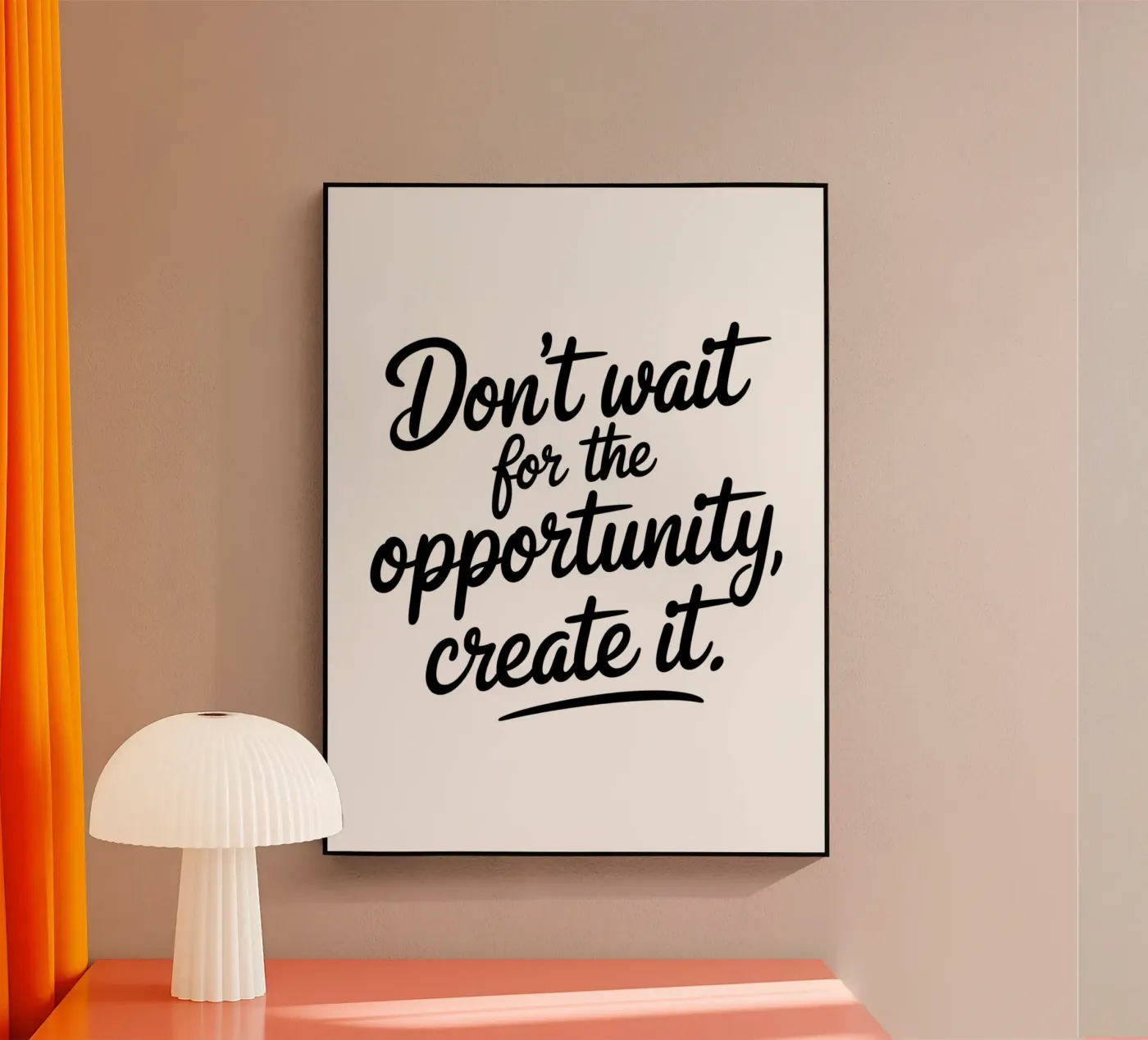 don't wait plexiglas de logic