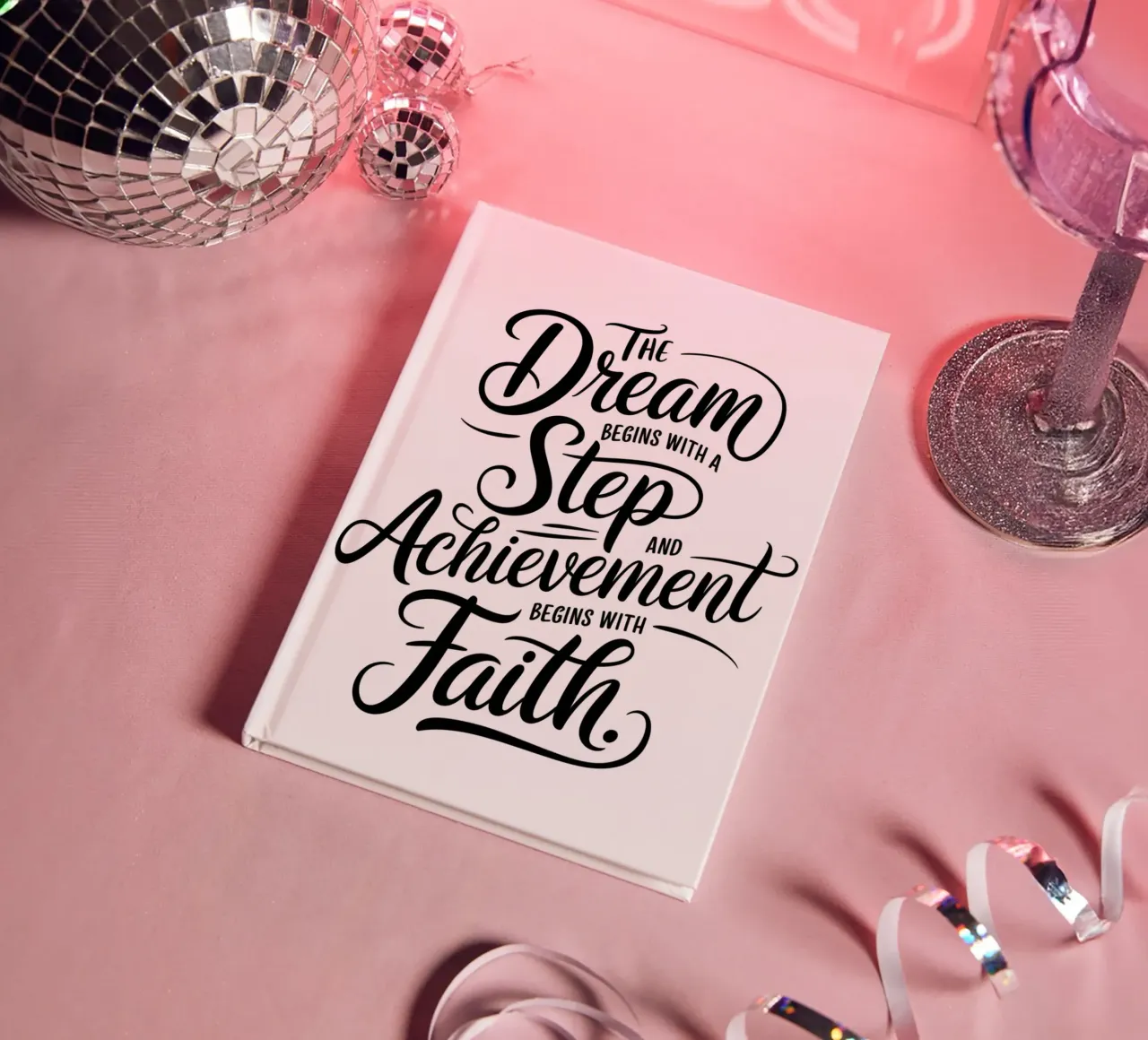 The Dream Begins with a Step notebook by logic