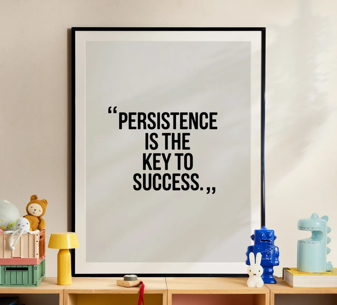 PERSISTENCE IS THE KEY TO SUCCESS. hahnemühle by logic