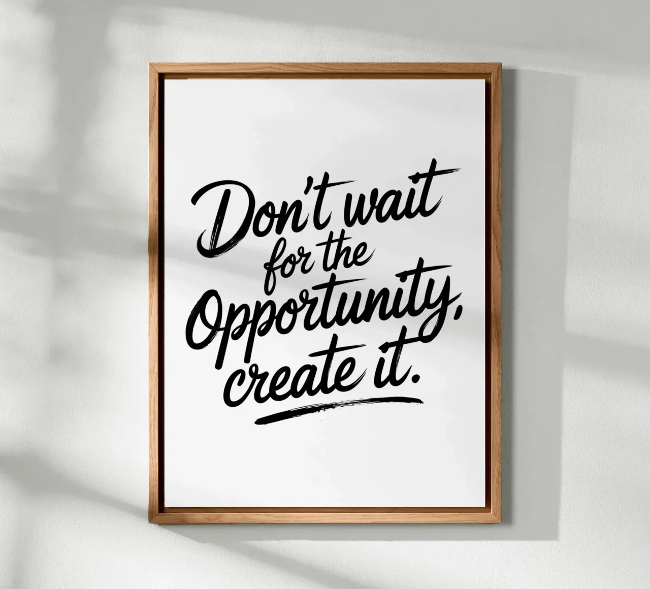 Non aspettate l'opportunità, createla. alluminio dibond da logic
