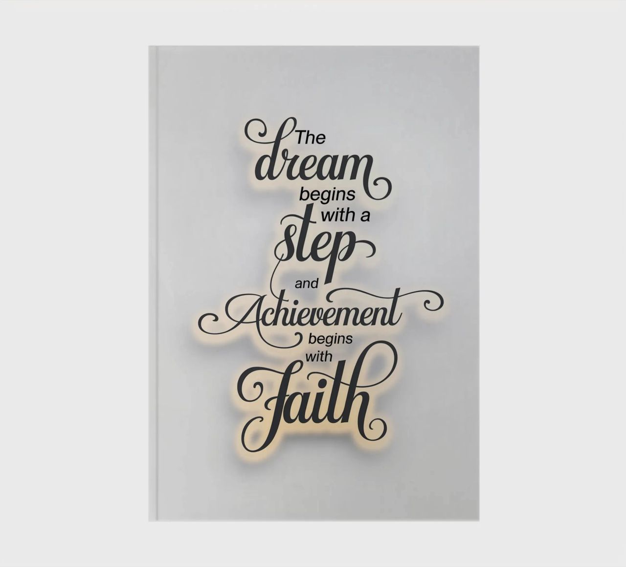 The dream begins with a step notebook by logic