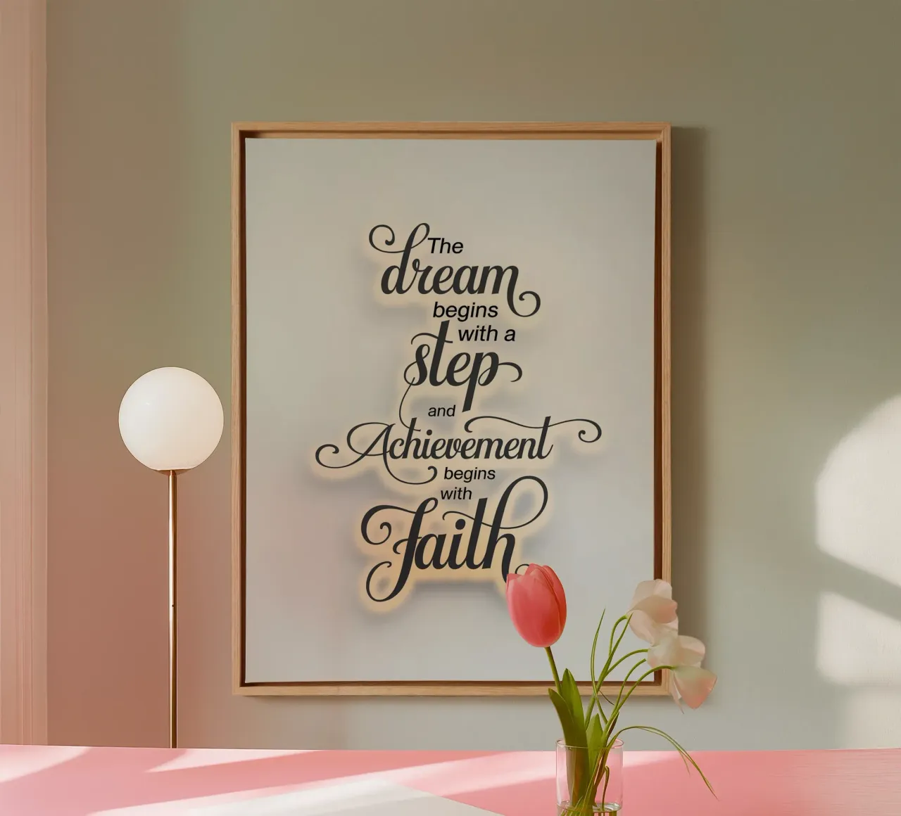 The dream begins with a step canvas by logic