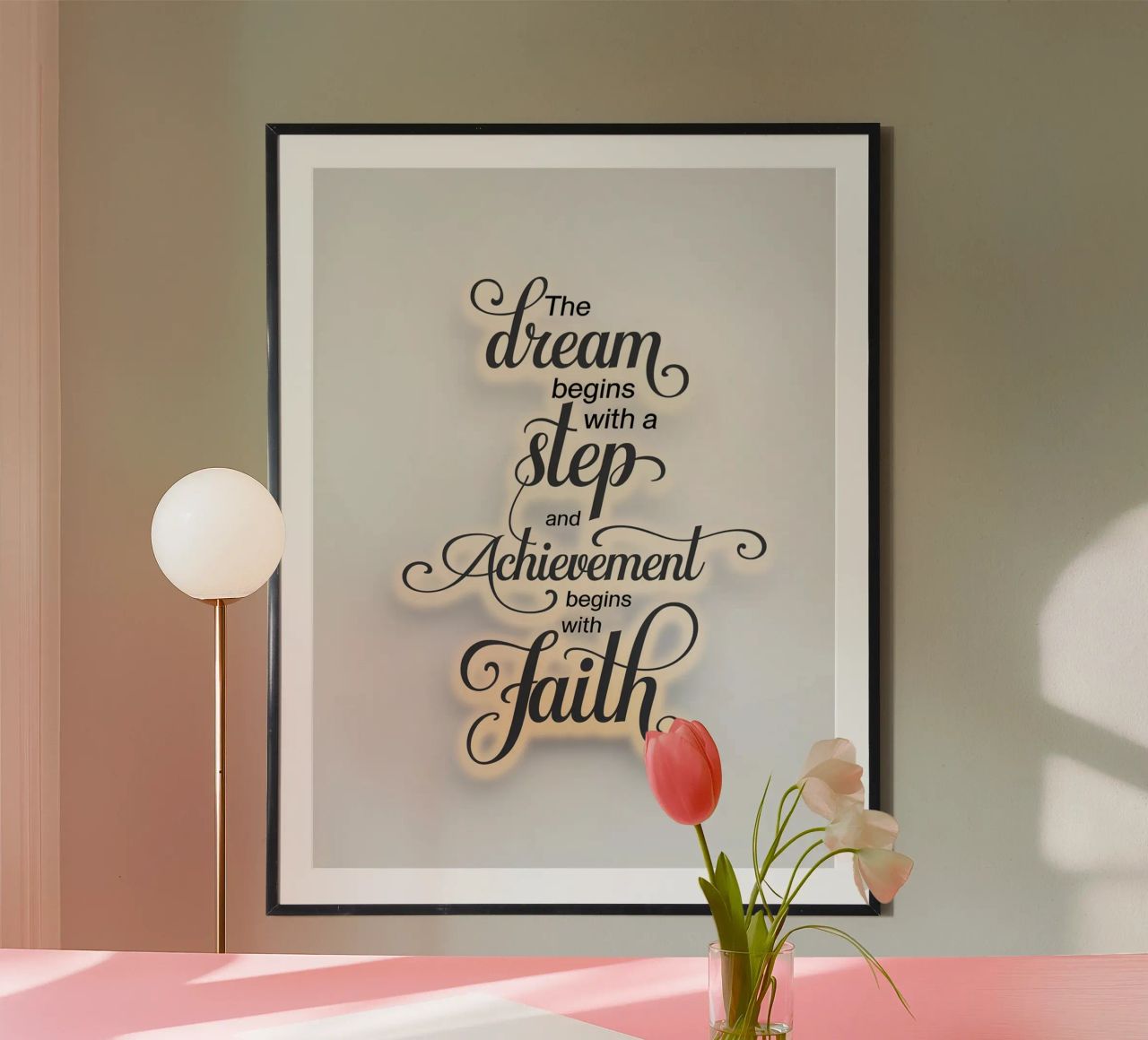 The dream begins with a step poster by logic