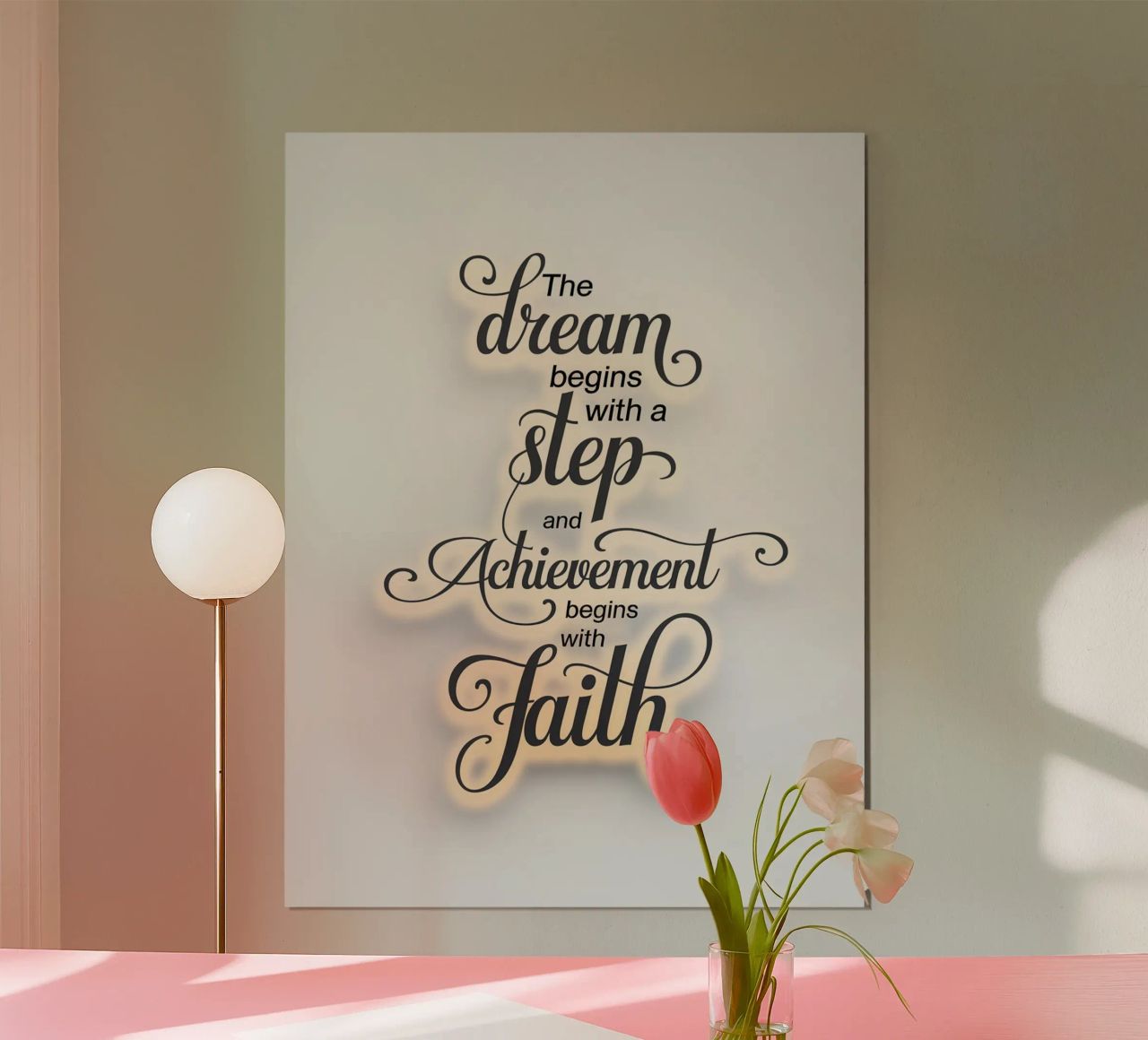 The dream begins with a step poster by logic