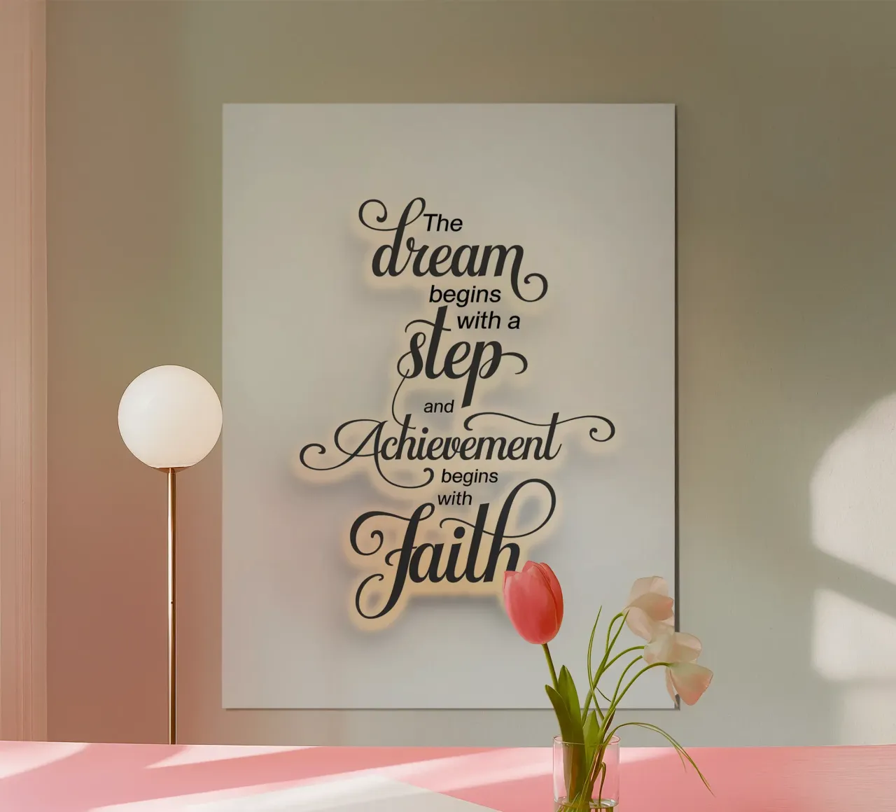 Il sogno inizia con un passo poster da logic