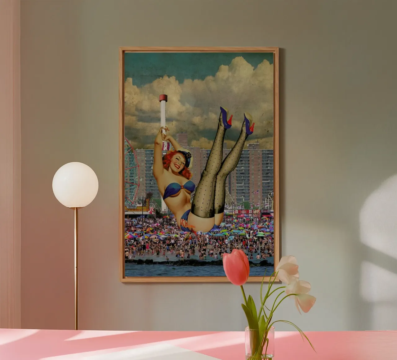 Brooklyn Pinup alluminio dibond da Jason Brueck