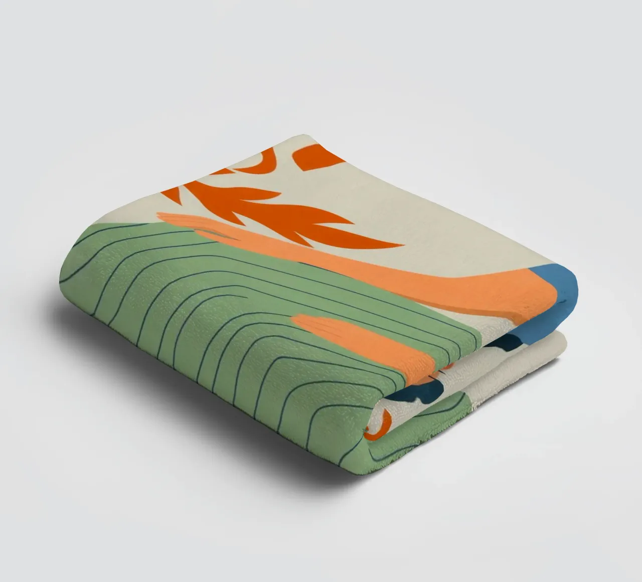 Abstracte rust badhanddoek van Artie Shifa