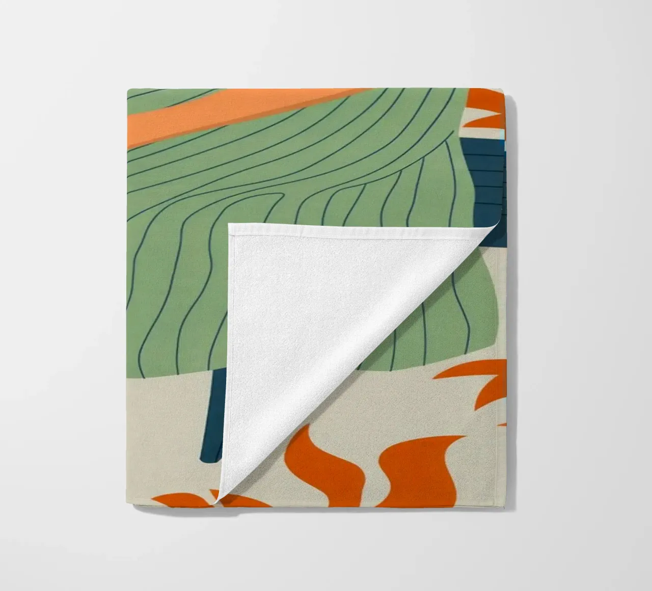 Abstracte rust strandhanddoek van Artie Shifa