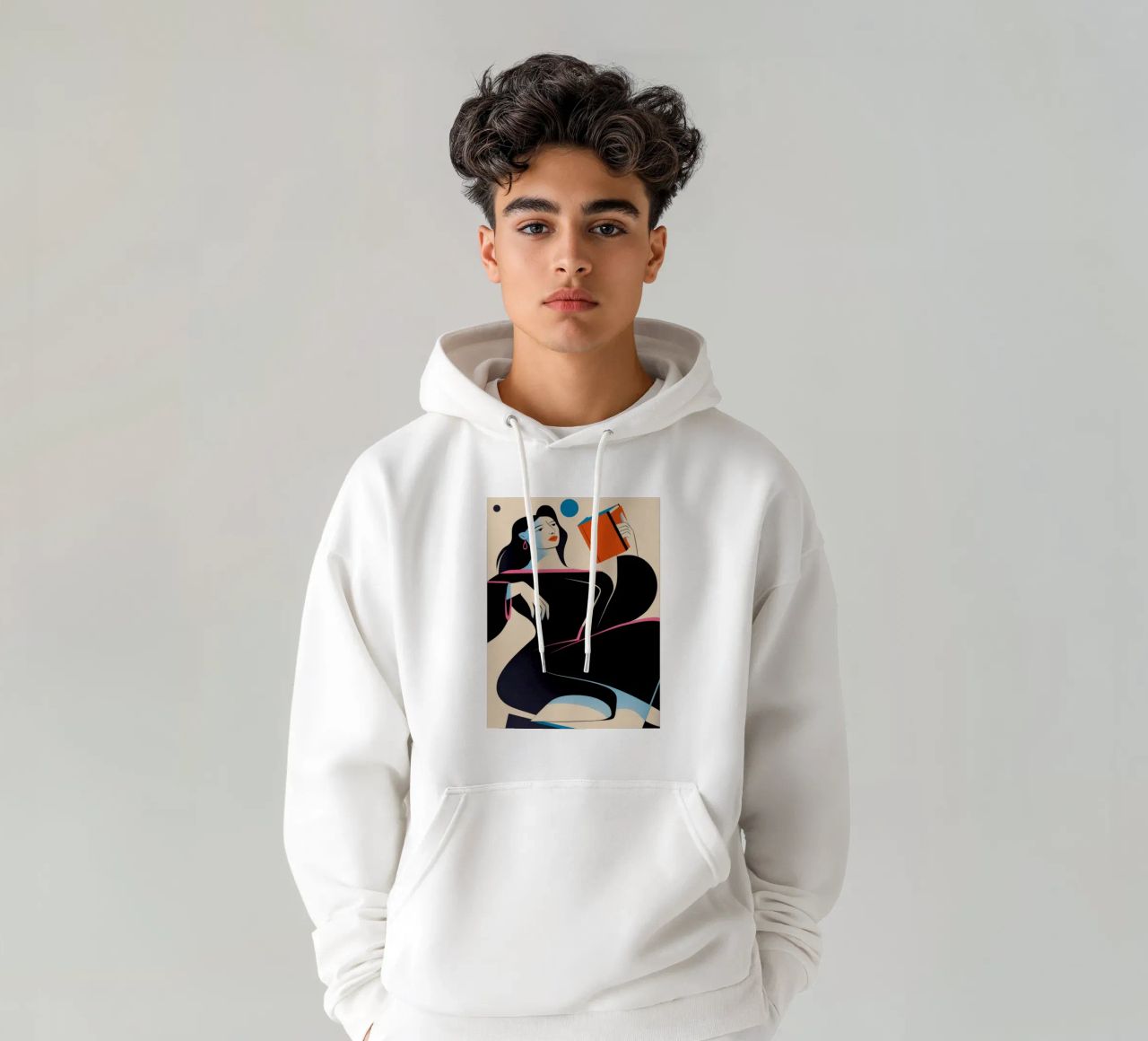 Momenti di riflessione felpa con cappuccio da Artie Shifa