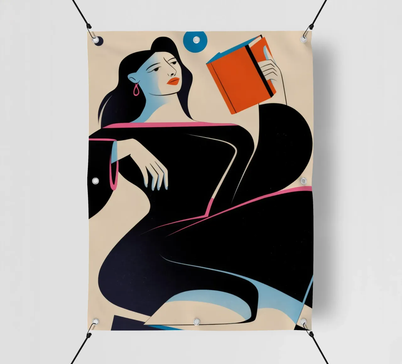 Momenti di riflessione telo in pvc da Artie Shifa