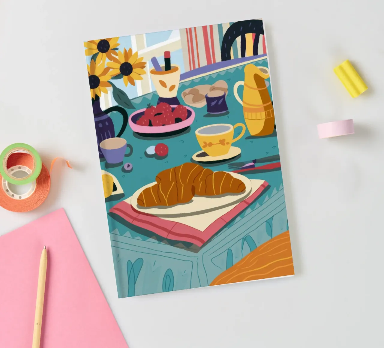 Morning Feast notebook by Artie Shifa