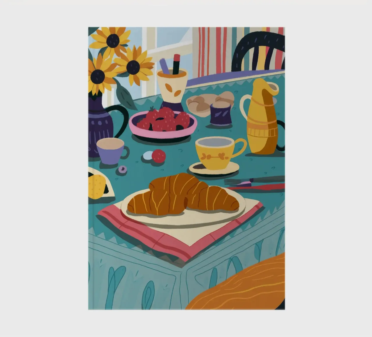 Morning Feast notebook by Artie Shifa