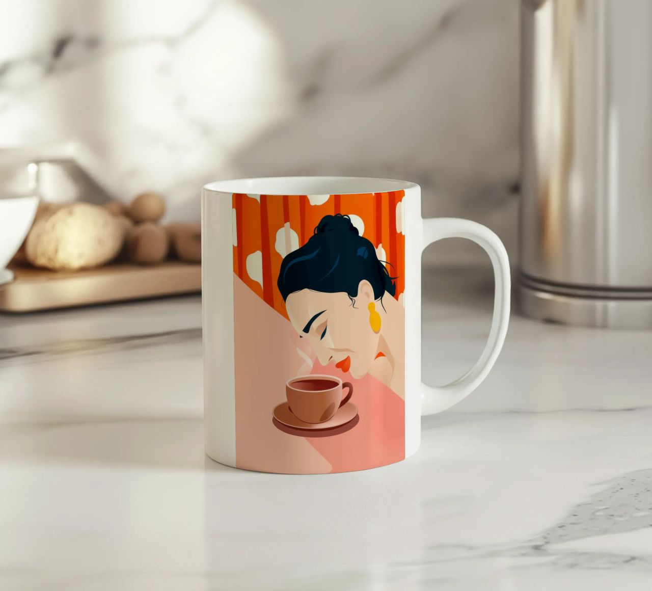 Momento caffè caldo tazza in ceramica da Artie Shifa