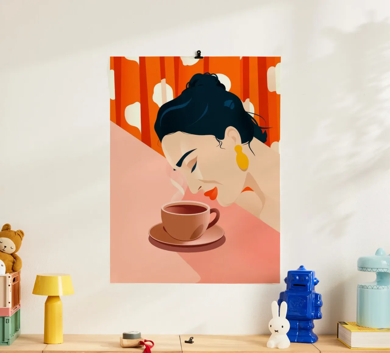 Momento caffè caldo carta hahnemühle da Artie Shifa