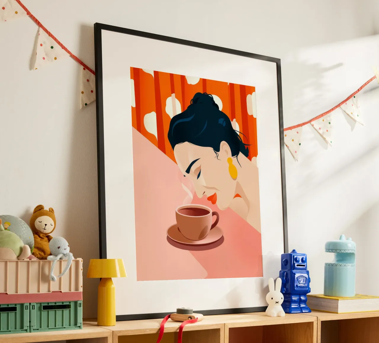 Momento caffè caldo carta hahnemühle da Artie Shifa