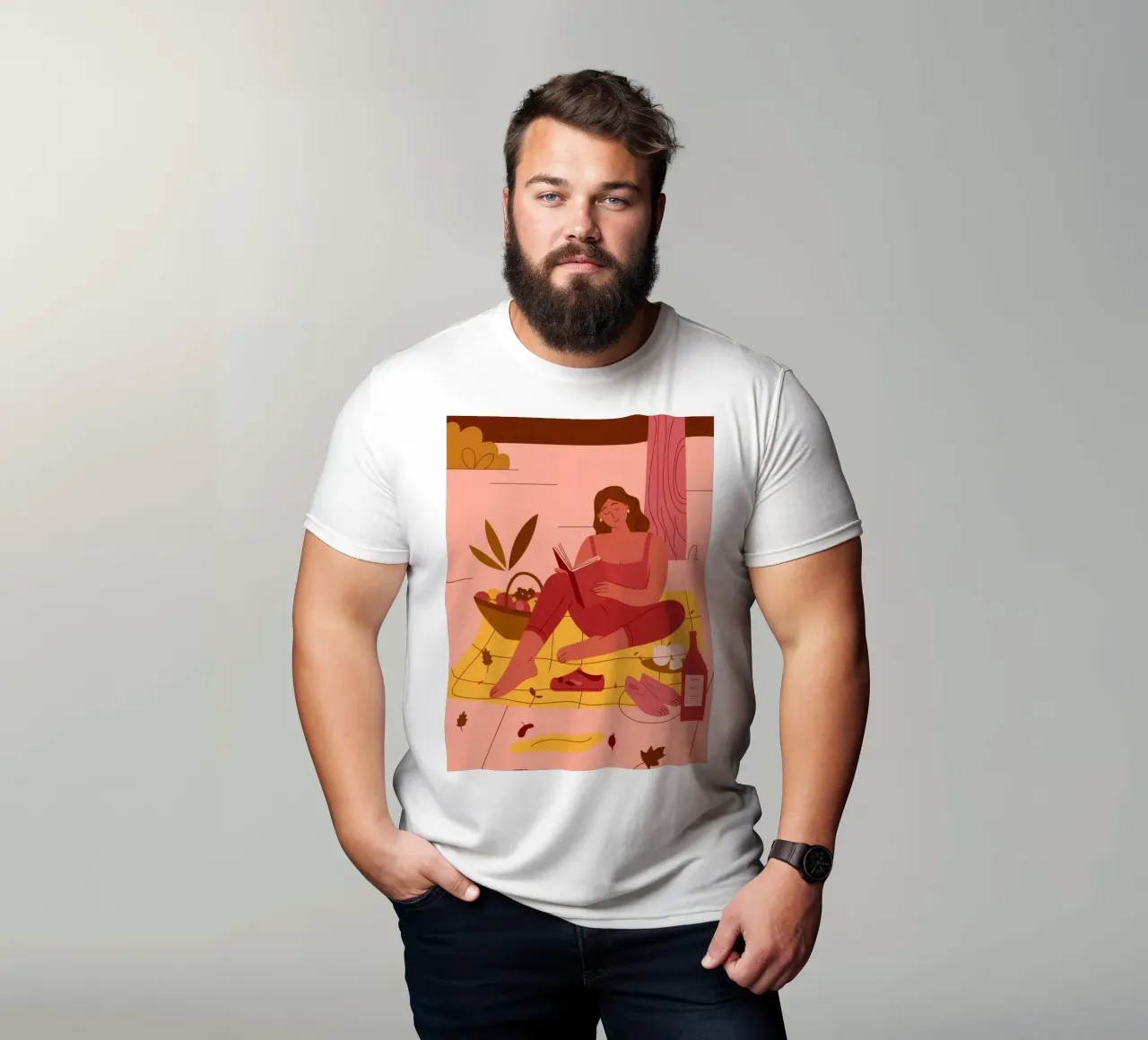 Autumn Picnic t-shirt da Artie Shifa