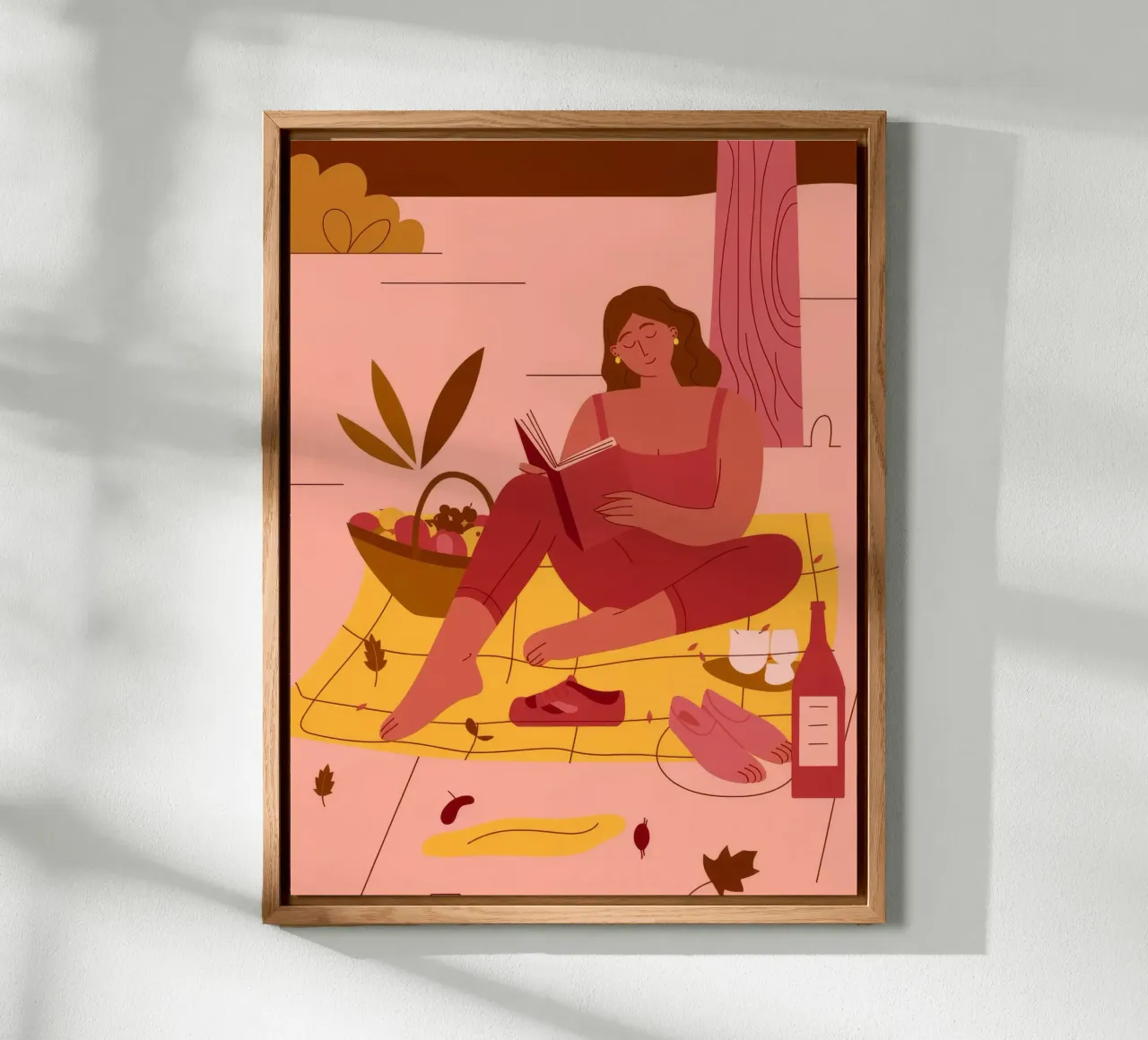 Autumn Picnic alluminio dibond da Artie Shifa