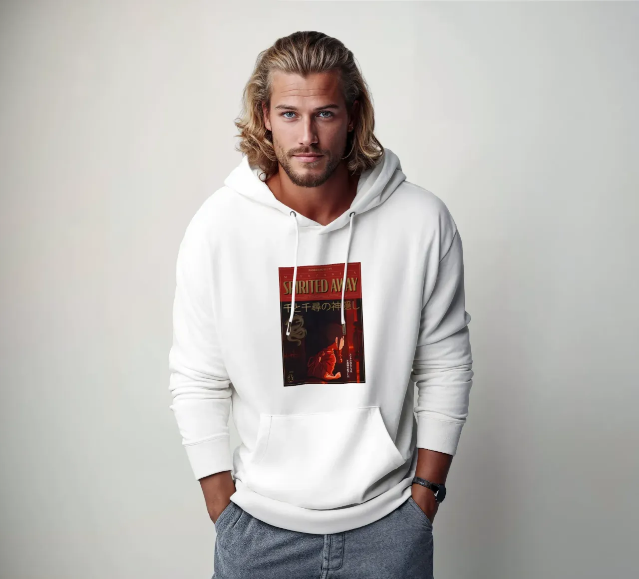 Spirited Away D2 felpa con cappuccio da Attaboy Dsgn