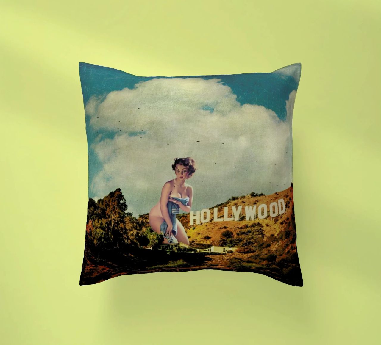 L.A. Pinup cuscino da Jason Brueck