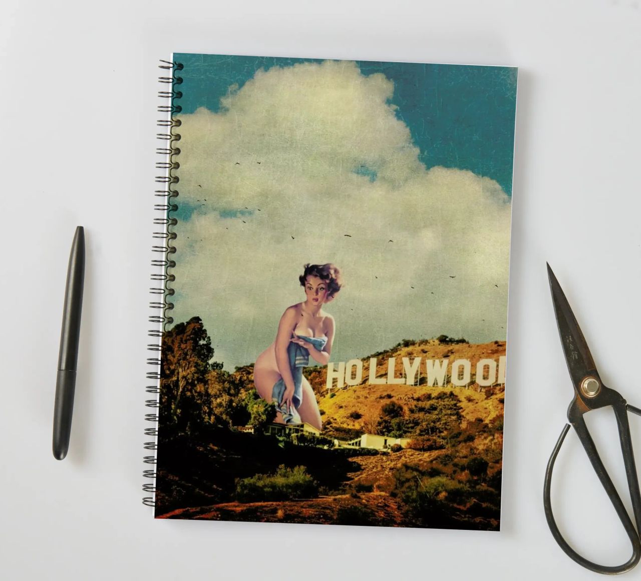 L.A. Pinup spiral notebook by Jason Brueck