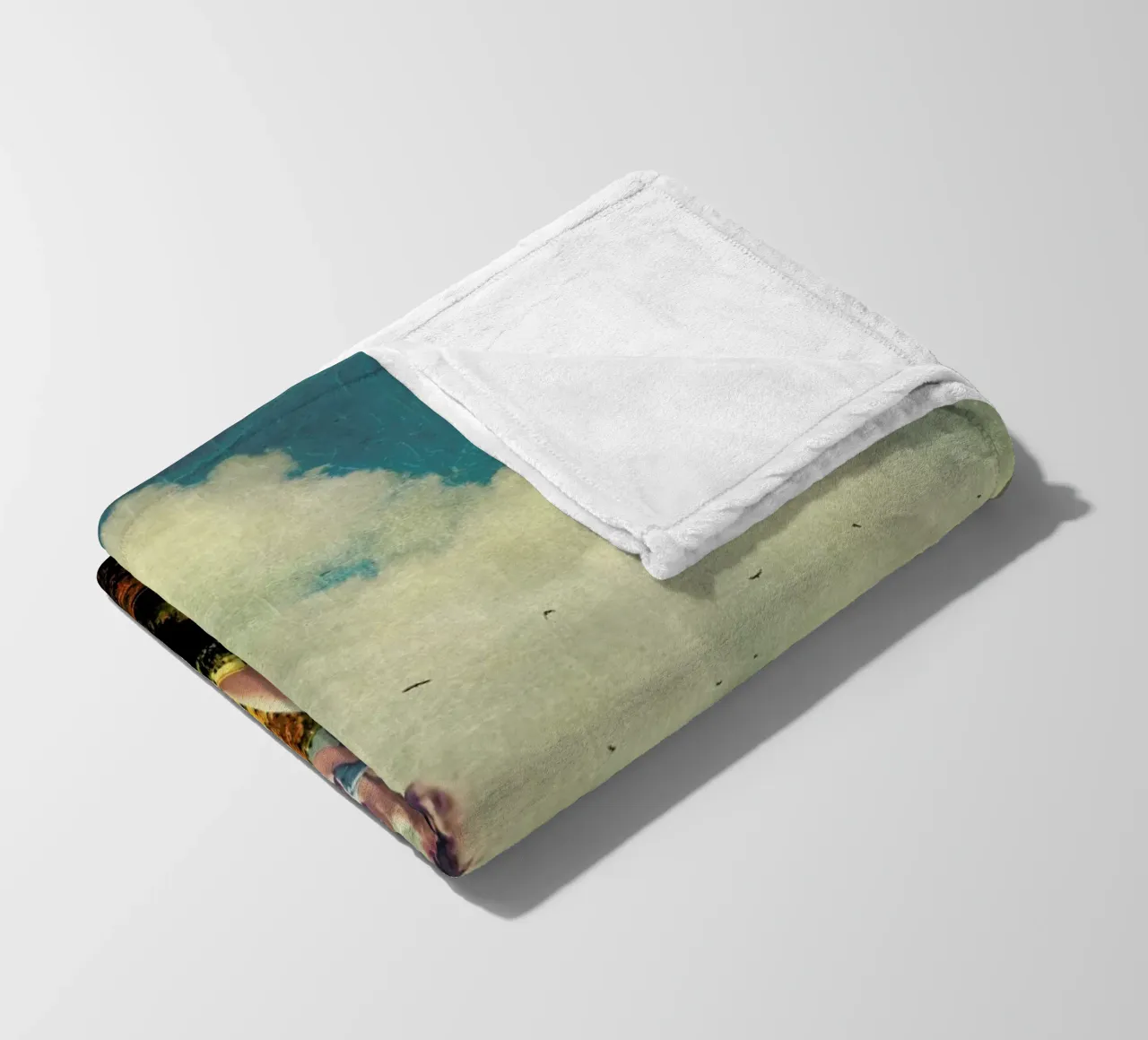L.A. Pinup fleece blanket by Jason Brueck
