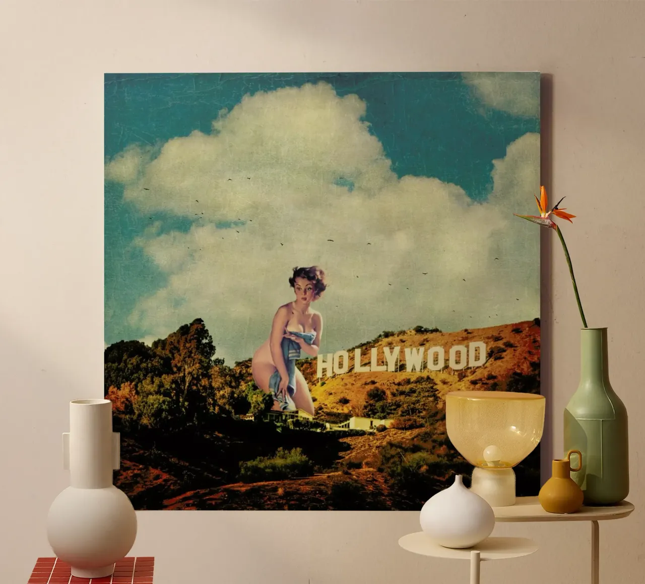 L.A. Pinup canvas by Jason Brueck