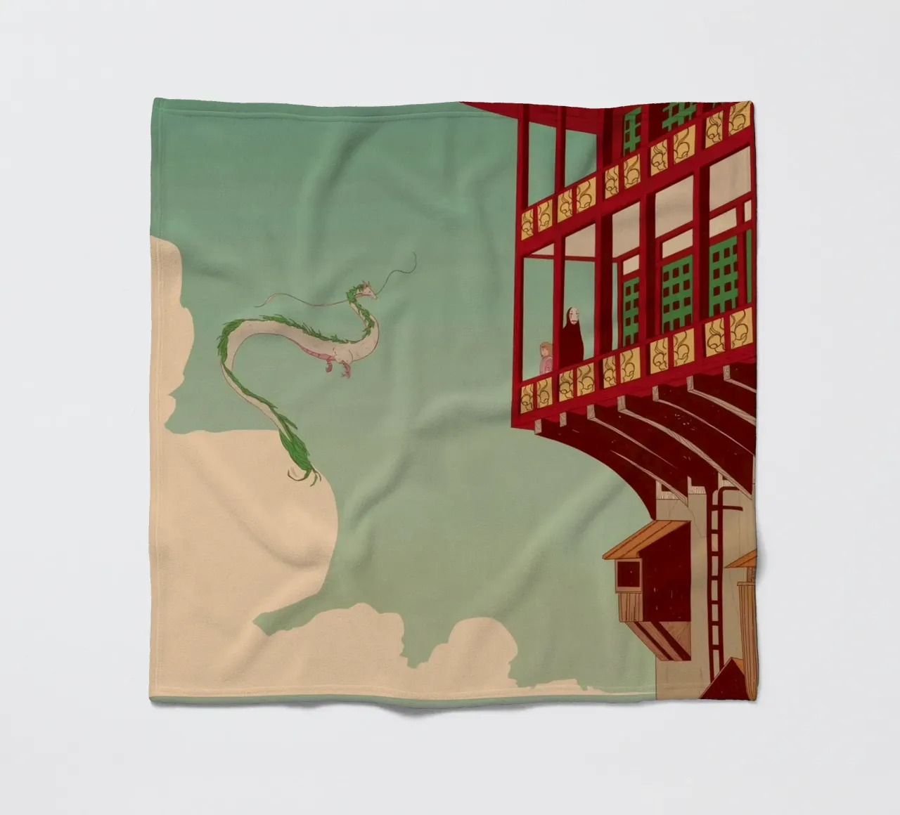 Spirited Away D3 coperta in pile da Attaboy Dsgn