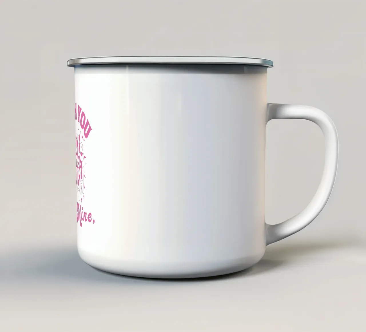 Con te , sei la mia cotta , Sii mio tazza in smalto da Gunawan Rb