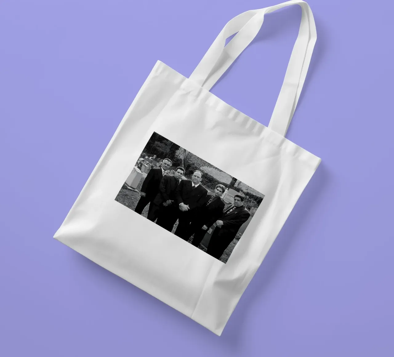 The Sopranos borsa in juta da Attaboy Dsgn