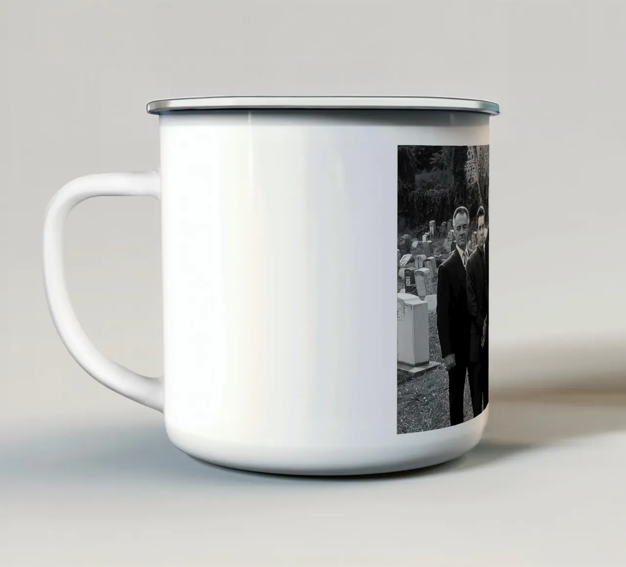 The Sopranos tazza in smalto da Attaboy Dsgn