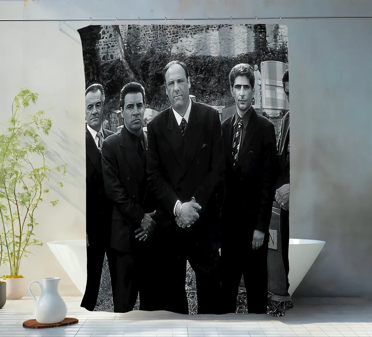 The Sopranos tenda da doccia da Attaboy Dsgn