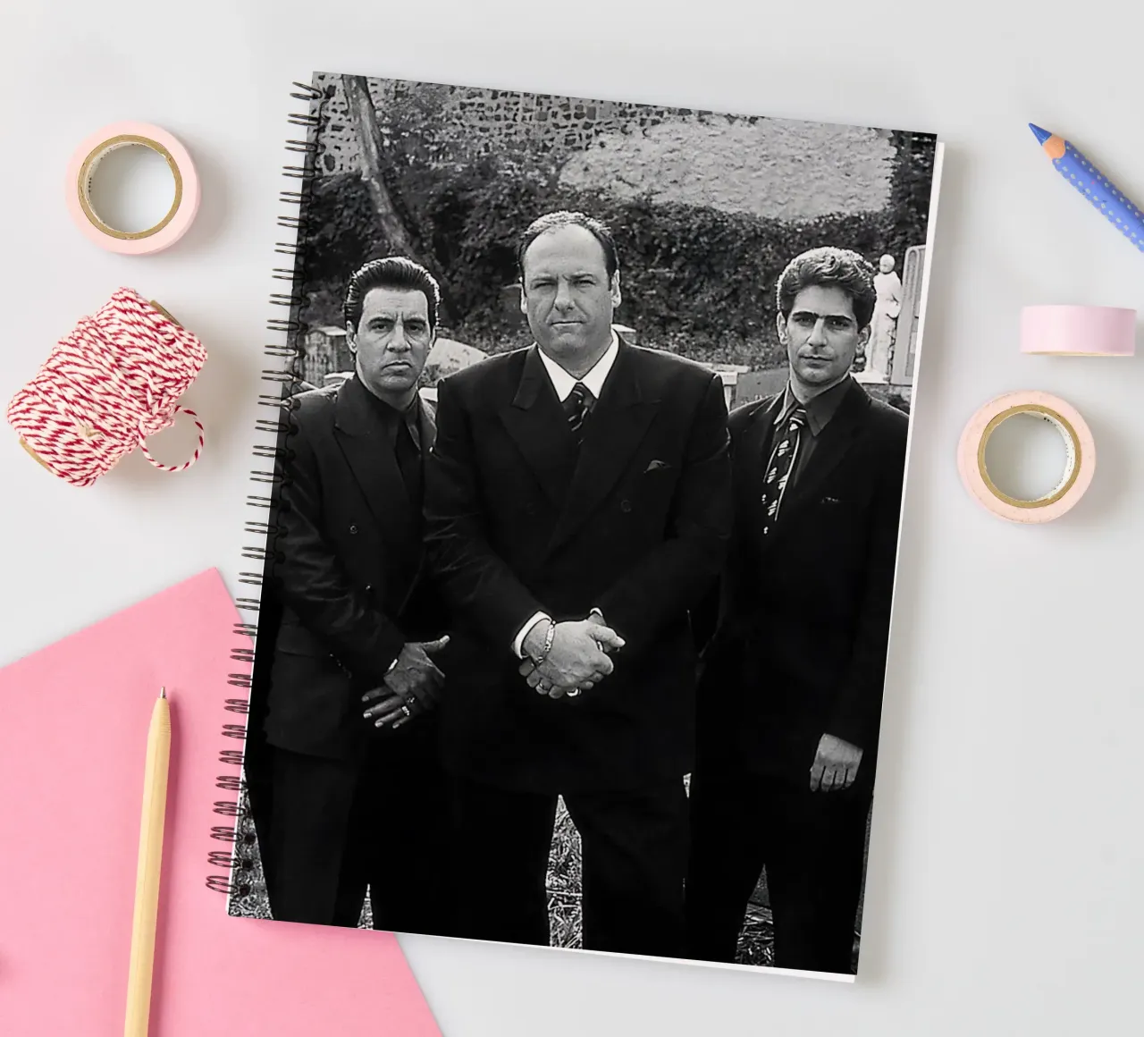 The Sopranos spiral notebook by Attaboy Dsgn