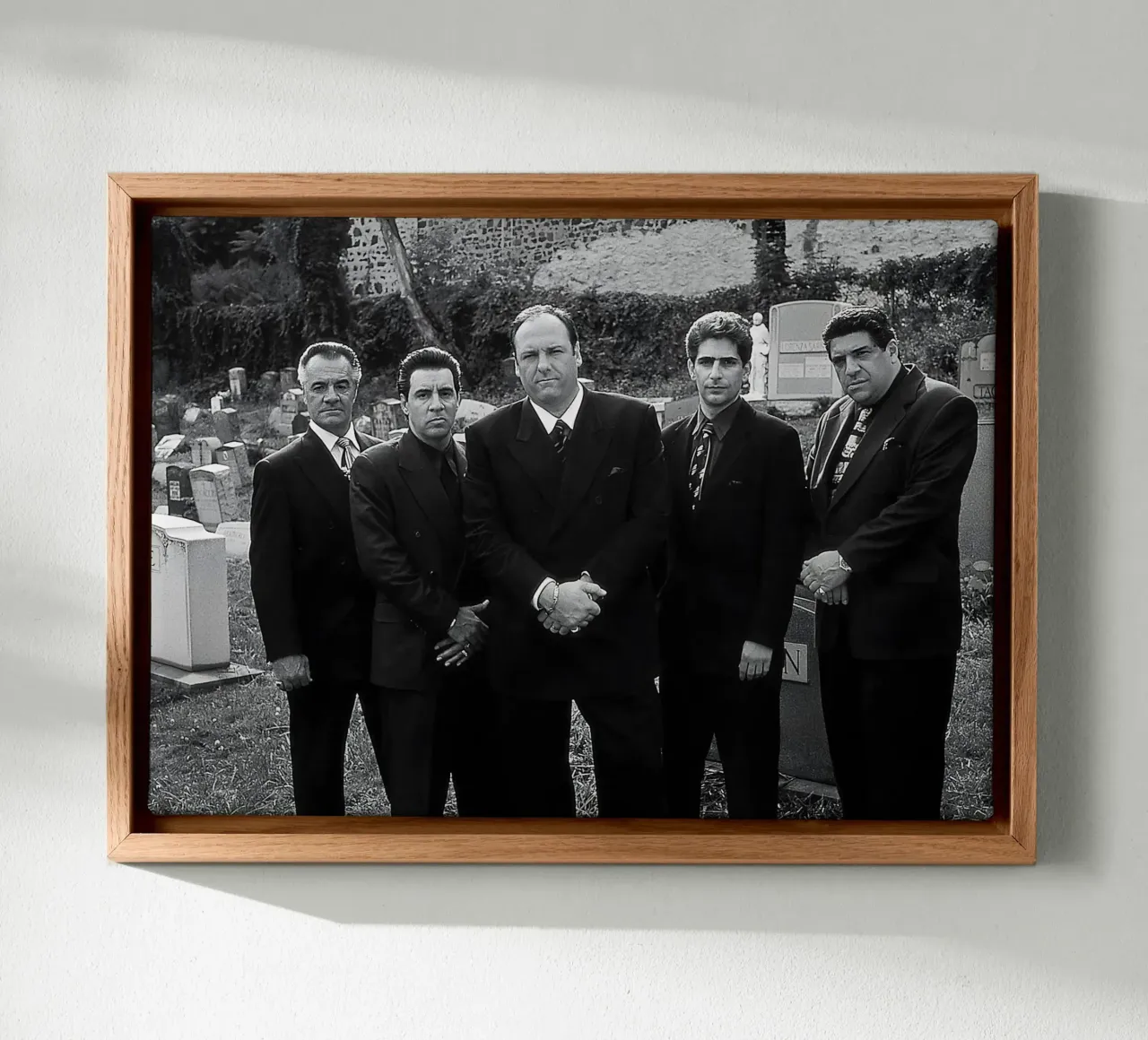The Sopranos tela con Cornice a cassetta da Attaboy Dsgn