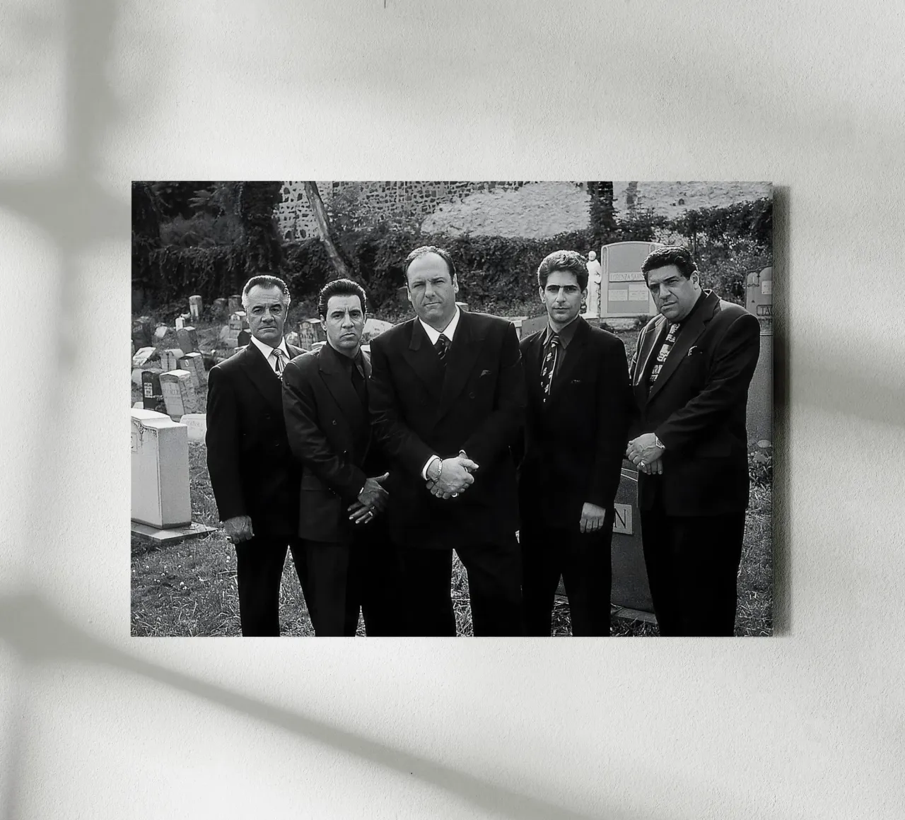 The Sopranos tela con Cornice a cassetta da Attaboy Dsgn