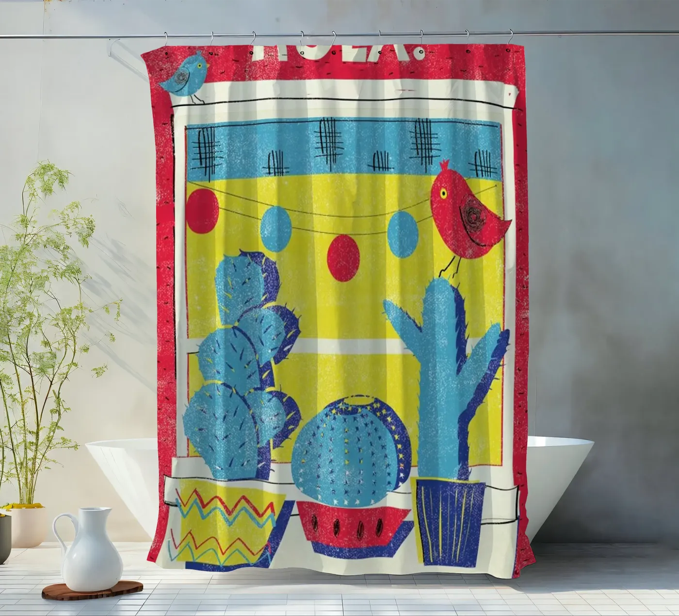 Hola! Duschvorhang von Rocket68