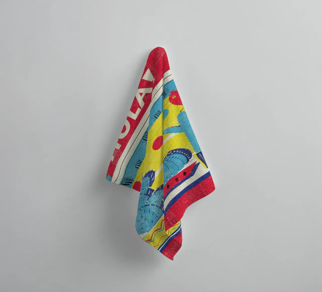 Hola! badhanddoek van Rocket68