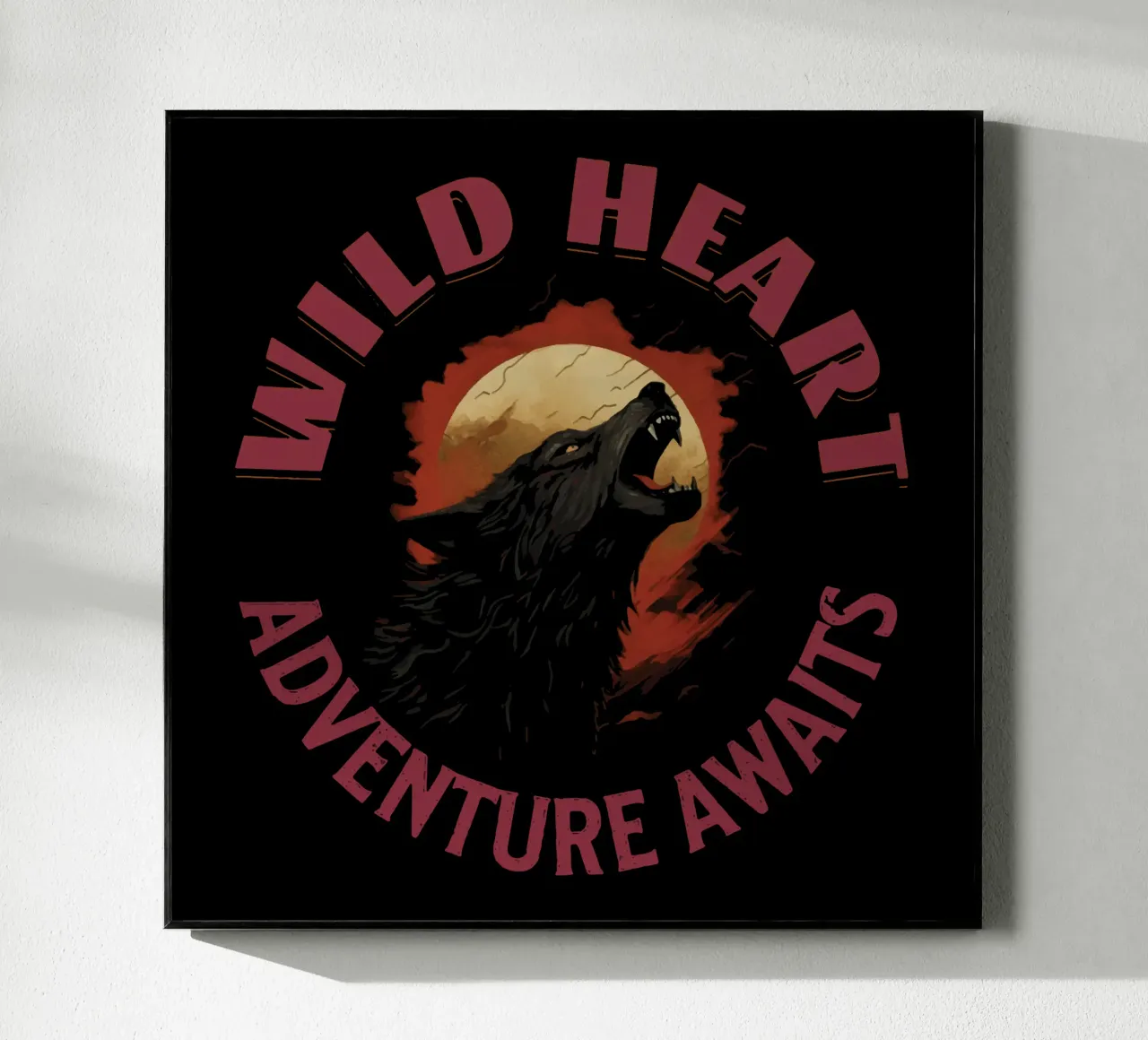 Wild Heart acrylic glass by Gunawan Rb