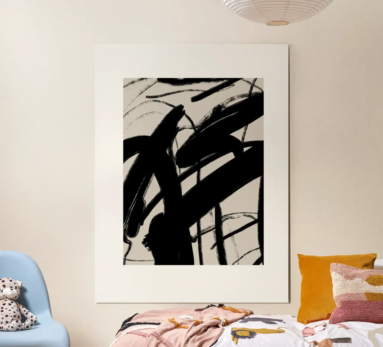 The New Simple No 82 poster met kunststof frame van treechild