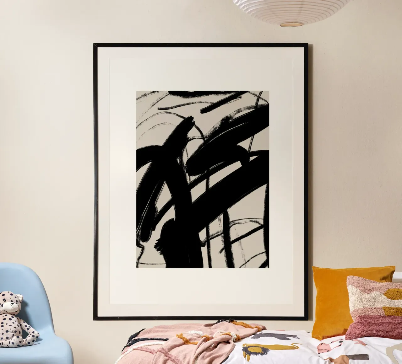 The New Simple No 82 poster met kunststof frame van treechild
