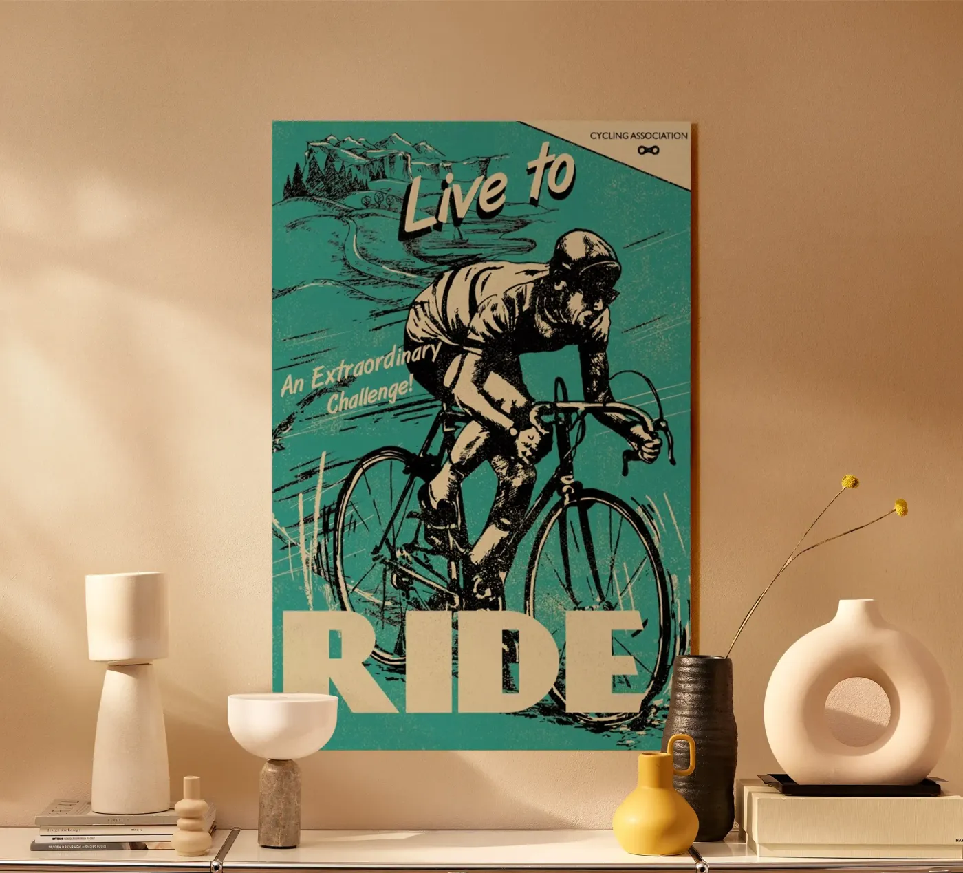 Live To Ride plexiglass da Rocket68