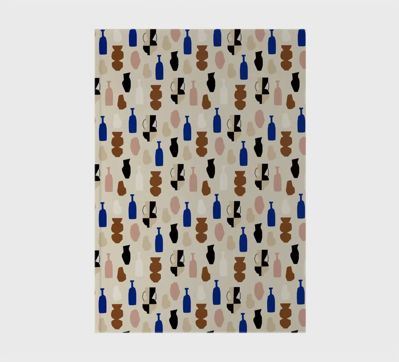Bottle Pattern notebook by treechild