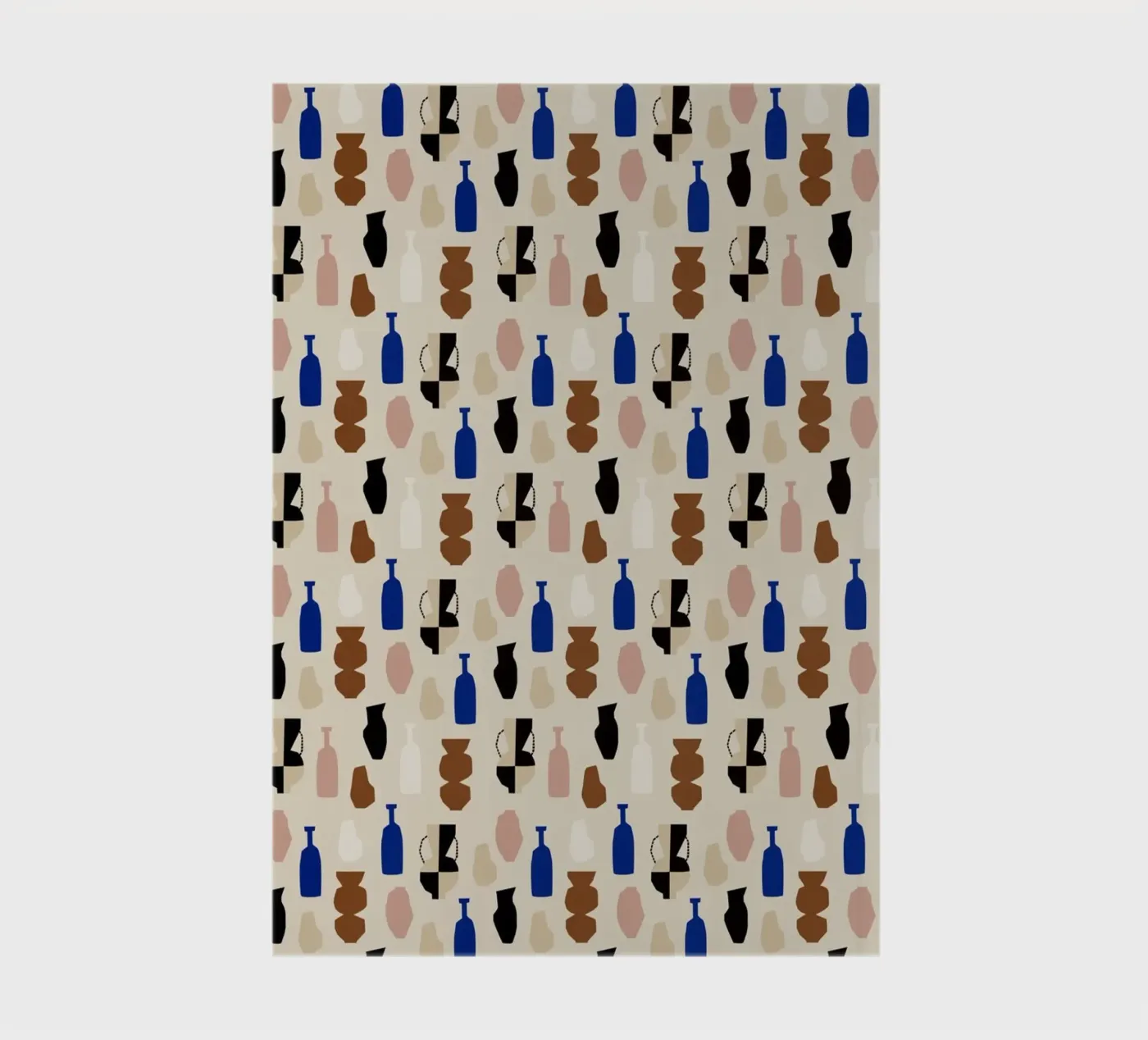 Bottle Pattern notebook by treechild