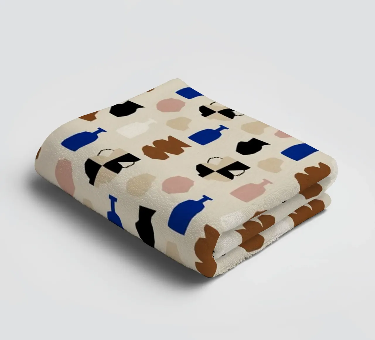 Bottle Pattern towel by treechild
